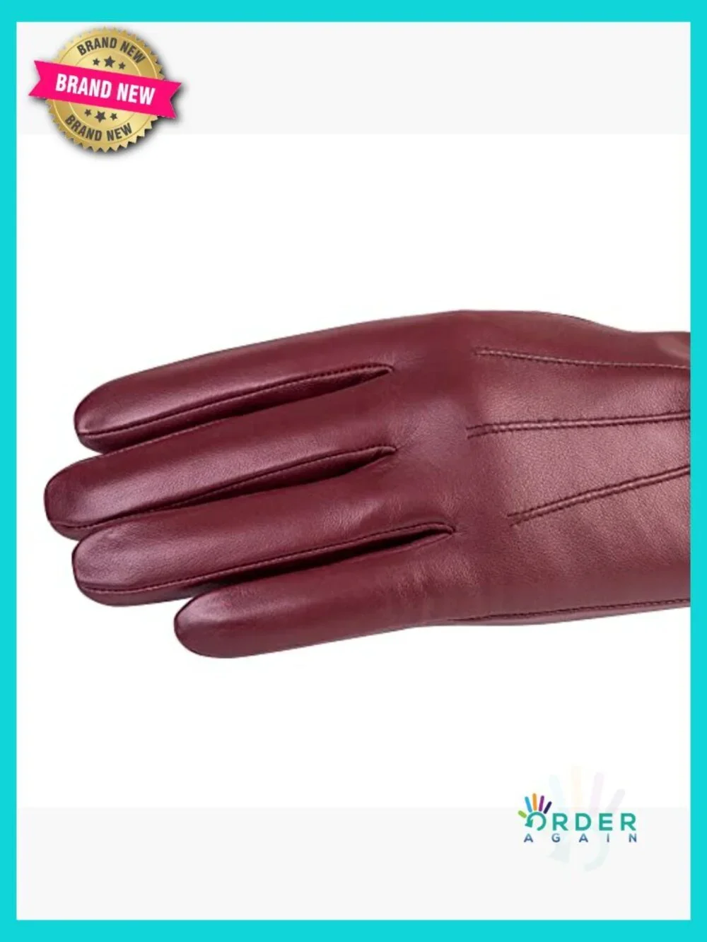 Leather Gloves with Cashmere Lining Touchscreen Compatible Winter Driving